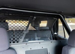 2021+ Chevrolet Tahoe Passenger Partition- Large Mesh Window